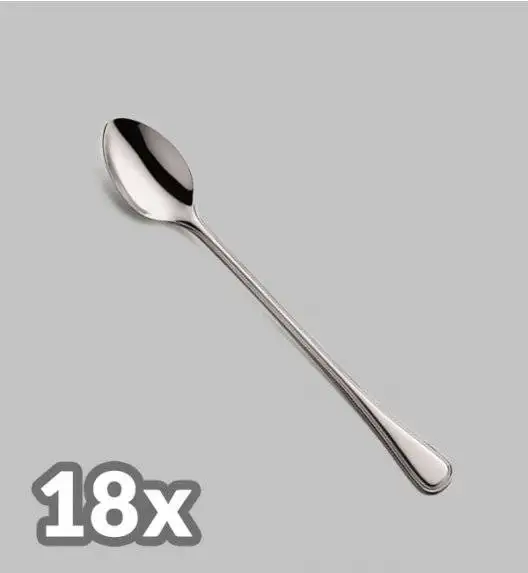 AMEFA BOLOGNA Sztućce UE 18x Łyżeczka do latte LUZ / połysk