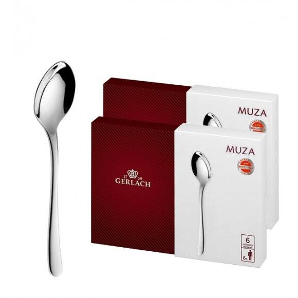 Gerlach Muza Sztućce Łyżeczki do kawy 12 el pudełko / 12 osób / połysk