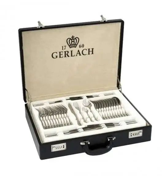 GERLACH MUZA Sztućce Komplet 92 el dla 18 osób (68W+ 24P) połysk