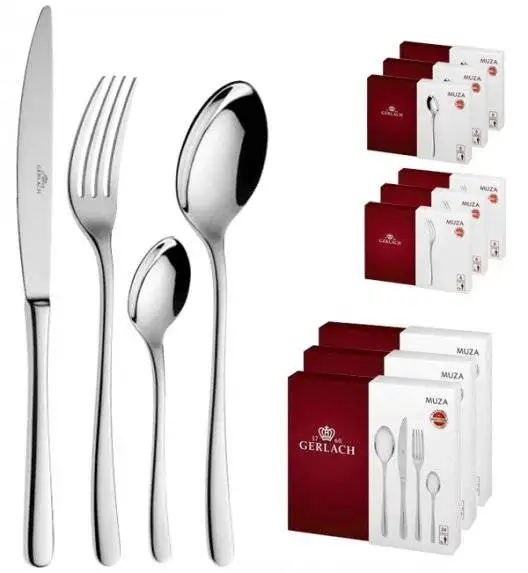 Gerlach Muza Sztućce 108 el (3x36 el) 18 osób (połysk)