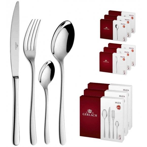 Gerlach Muza Sztućce 108 el (3x36 el) 18 osób (połysk)