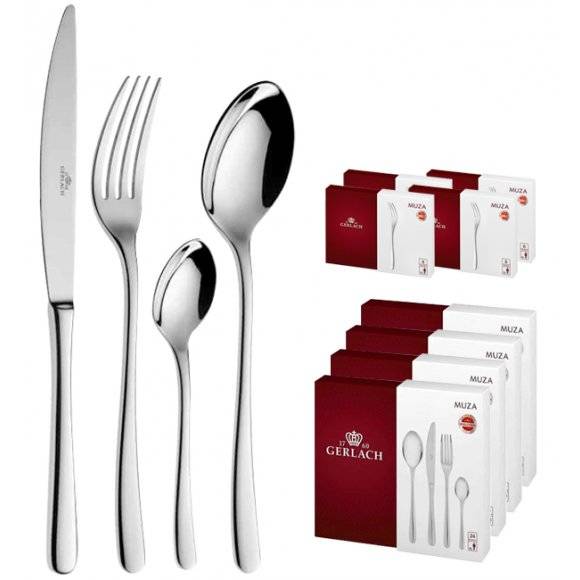 Gerlach Muza Sztućce 120 el (4x30 el) / 24 osoby (połysk)