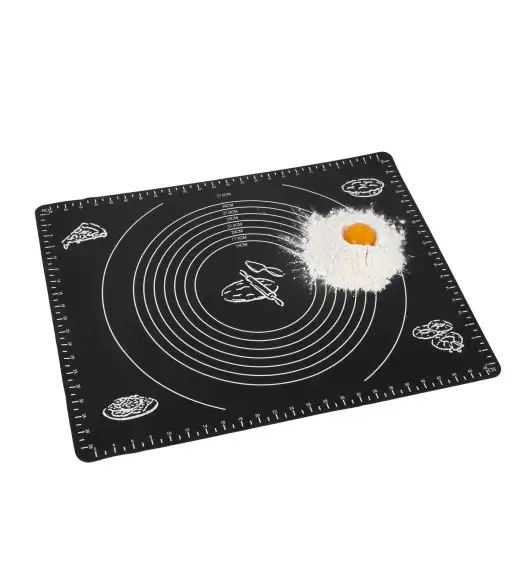 TADAR SILCO Stolnica / mata 40 x 50 cm / silikon / czarna