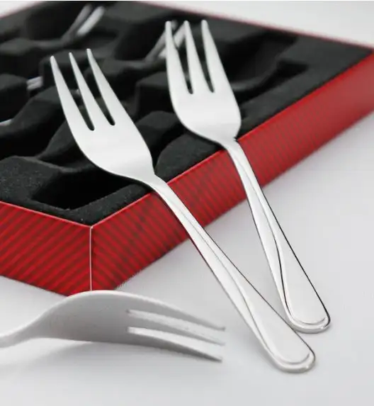 Gerlach Mango Sztućce Widelczyki do ciast 12 el pudełko / 12 osób / połysk