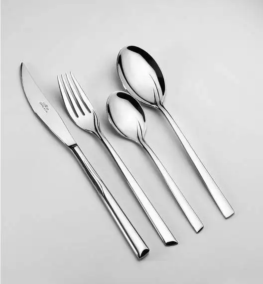 Gerlach Flames Sztućce Komplet 120 el (4x30 el) pudełko / 24 osoby / połysk