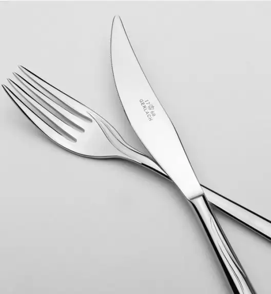 Gerlach Flames Sztućce Komplet 120 el (4x30 el) pudełko / 24 osoby / połysk