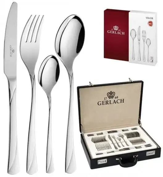 Gerlach Valor Sztućce Komplet 92 el (68W+24P) 18 osób / połysk 
