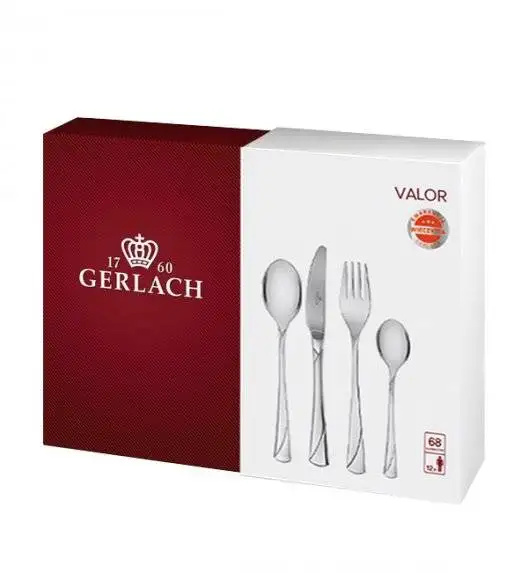Gerlach Valor Sztućce Komplet 92 (68P+24P) 18 osób / połysk