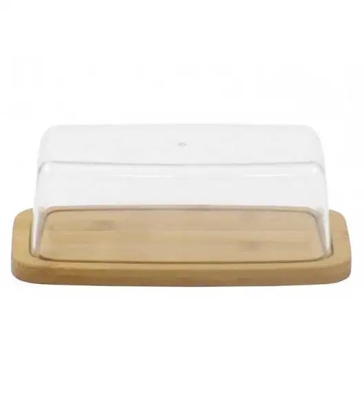 TADAR Deska z kloszem 19 x 12,5 cm / drewno bambusowe 