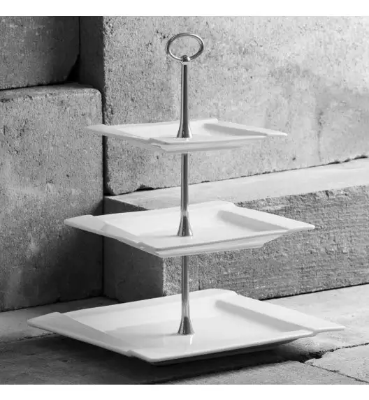 AMBITION KUBIKO Patera trzypoziomowa 25 x 25 cm