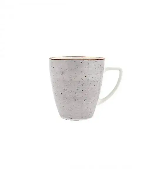 LUBIANA BOSS 6630Z Filiżanka 200 ml + spodek / szary / porcelana ręcznie malowana