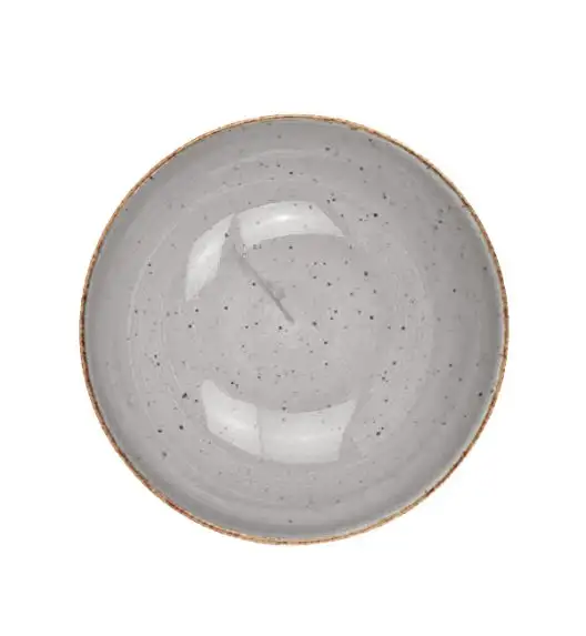 LUBIANA BOSS 6630Z Serwis obiadowy 18 el / 6 osób / szary / porcelana ręcznie malowana