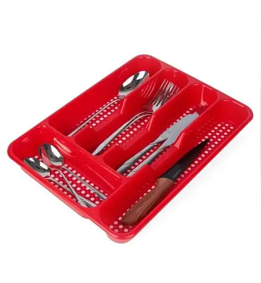 HEGA Wkład na sztućce do szuflady / tworzywo sztuczne / mix kolorów / 33 x 25 cm