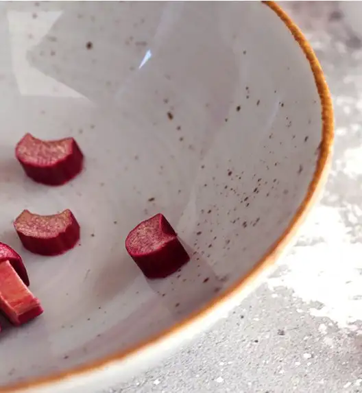 LUBIANA BOSS 6630Z Serwis obiadowy 36 el / 12 osób / szary / porcelana ręcznie malowana