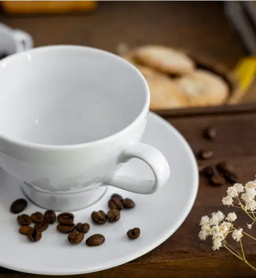 LUBIANA PAULA Komplet filiżanka 290 ml + spodek 17 cm / 6 os / 12 el 