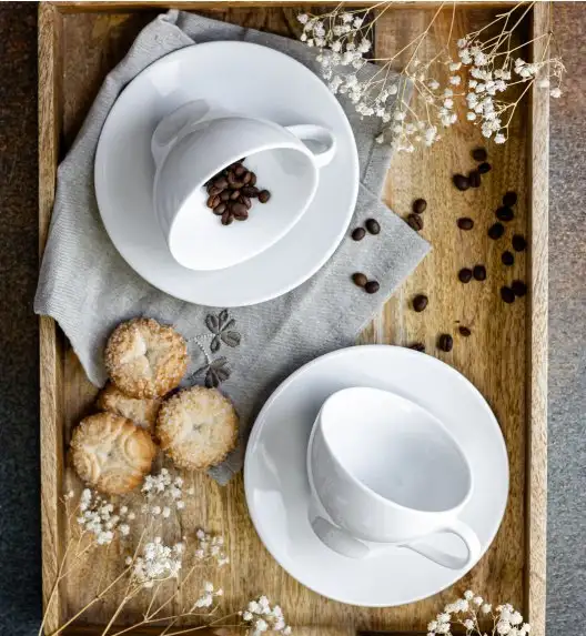 LUBIANA PAULA Komplet filiżanka 290 ml + spodek 17 cm / 12 os / 24 el 