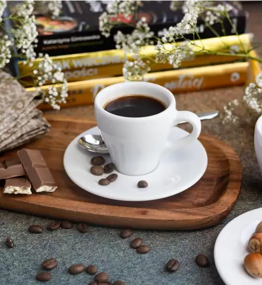 LUBIANA PAULA Filiżanka do espresso 70 ml + spodek 12 cm / porcelana