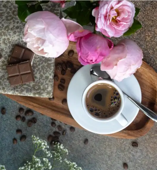 LUBIANA PAULA Filiżanka do espresso 70 ml + spodek 12 cm / porcelana