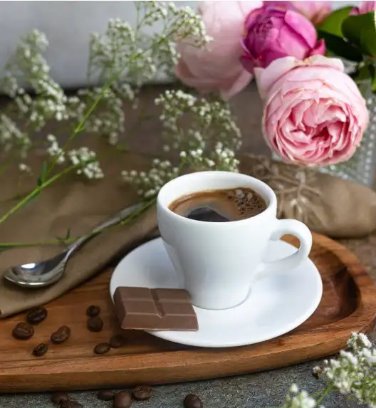 LUBIANA PAULA Filiżanka do espresso 70 ml + spodek 12 cm / porcelana