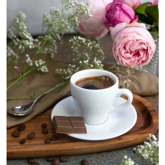 LUBIANA PAULA Filiżanka do espresso 70 ml + spodek 12 cm / porcelana