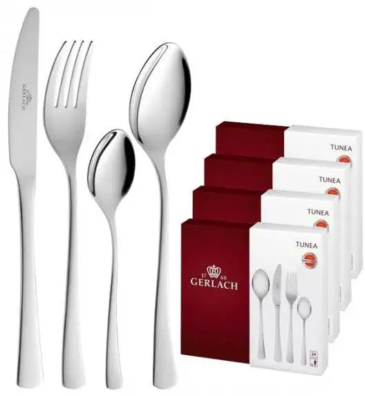 GERLACH TUNEA Sztućce Komplet 96 el / 24 osoby / połysk