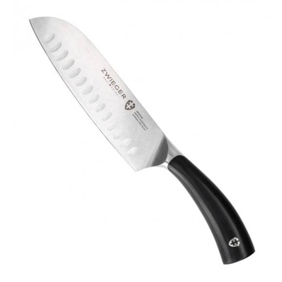 ZWIEGER OBSIDIAN Nóż Santoku 18 cm / niemiecka stal nierdzewna