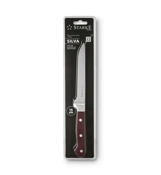 STARKE PRO SILVA Stalowy nóż do chleba 15 cm