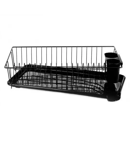 TADAR Metalowa suszarka do naczyń z ociekaczem na sztućce / 49 x 24,5 cm