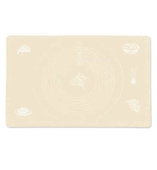 TADAR SILCO Stolnica / mata silikonowa 40 x 60 cm / silikon / beżowa