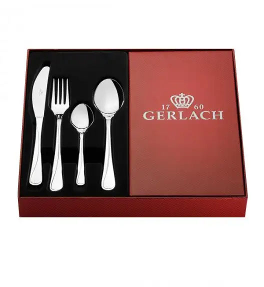 Gerlach Mango Sztućce Komplet 30 el (24 el pudełko + widelczyki ) 6 osób / połysk