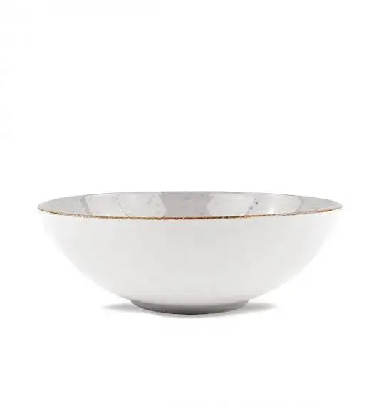 LUBIANA BOSS 6630Z Salaterka 21 cm / szara / porcelana ręcznie malowana