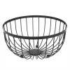 TADAR Koszyk na owoce 25 x 13 cm / czarny / metal