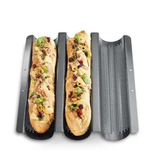 KUCHENPROFI Forma do bagietek 38x30x3,5 cm