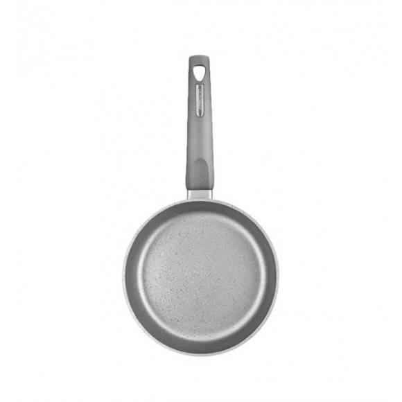 WYPRZEDAŻ! AMBITION MAGNAT GRAY Patelnia 20 cm z powłoką Qualum Basic Stone / indukcja + przekładka filcowa 