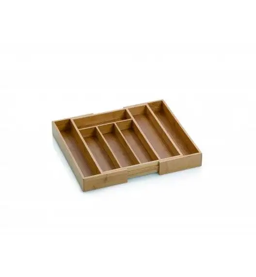 KELA Bambusowy wkład do szuflady na sztućce / rozsuwany