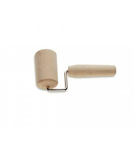 KELA MARIBOR Wałek do ciasta 15,5 cm z rączką / drewno bukowe