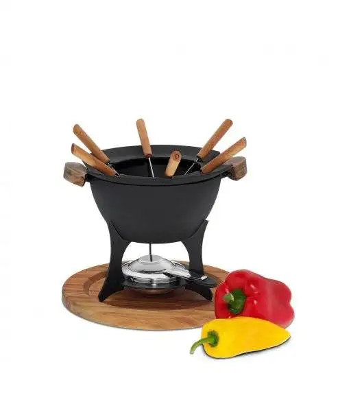 KELA COUNTRY Zestaw do fondue 1 l dla 6 osób / żeliwo