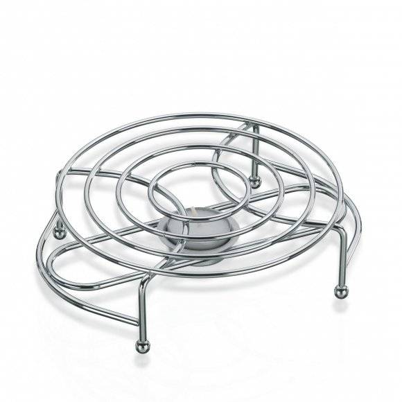 KELA GLOBUL Stalowy podgrzewacz na tealight ⌀ 18 cm 