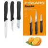 FISKARS ESSENTIAL Zestaw 3 noży do obierania / stal nierdzewna HRC 53