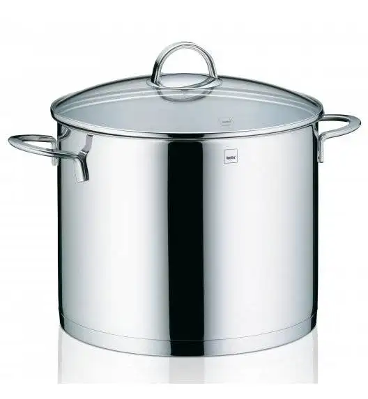 KELA CAILIN Stalowy garnek 9 l z pokrywką ⌀ 24 cm / indukcja