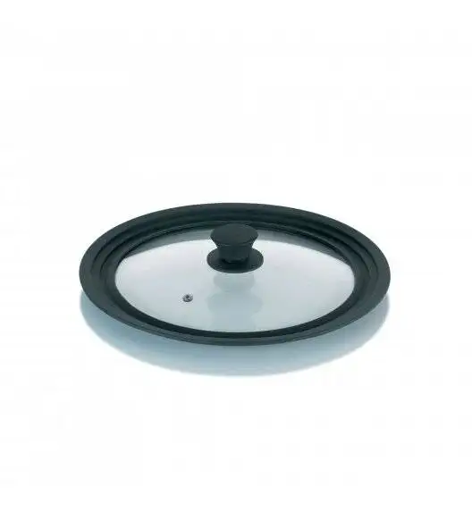 KELA CALLISTO Pokrywka uniwersalna ⌀ 28/30/32 cm / szkło + silikon