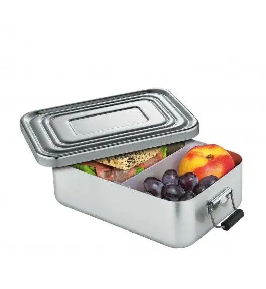 KUCHENPROFI Pojemnik na lunch 23x15x7 cm, srebrny / FreeForm
