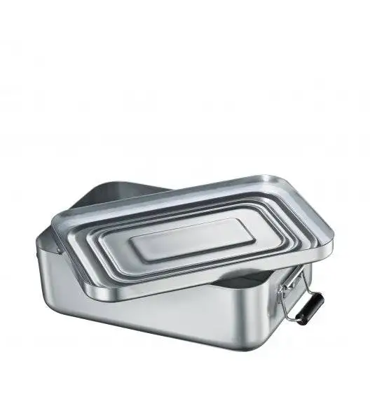 KUCHENPROFI Pojemnik na lunch 23x15x7 cm, srebrny / FreeForm