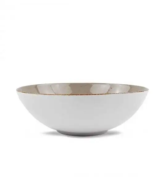 LUBIANA BOSS 6630T Salaterka 21 cm / brązowa / porcelana ręcznie malowana