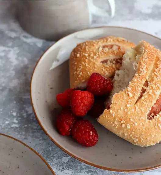 LUBIANA BOSS 6630T Filiżanka 350 ml + spodek / brązowa / porcelana ręcznie malowana