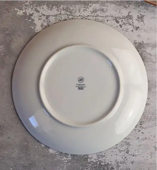 LUBIANA BOSS 6630T Serwis obiadowy 54 el / 18 osób / brązowy / porcelana ręcznie malowana