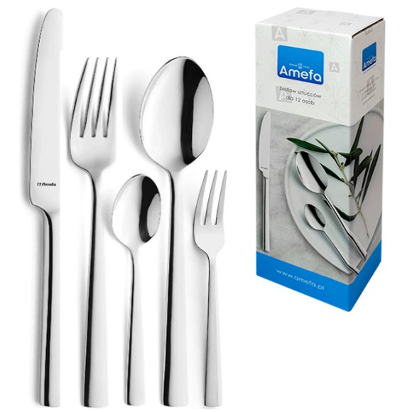 AMEFA BLISS Sztućce UE 60 el w pudełku / 12 os / połysk / stal nierdzewna