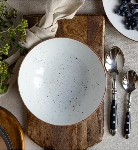 LUBIANA BOSS 6630U Salaterka 15 cm / budyniowy / porcelana ręcznie malowana