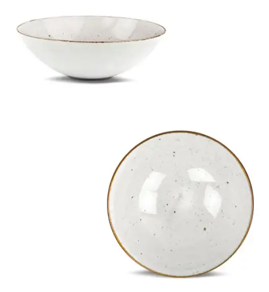 LUBIANA BOSS 6630U Salaterka 15 cm / budyniowy / porcelana ręcznie malowana