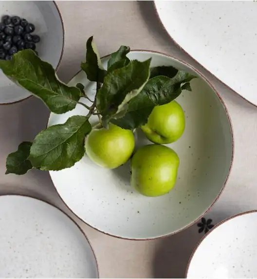 LUBIANA BOSS 6630U Salaterka 21 cm / budyniowy / porcelana ręcznie malowana